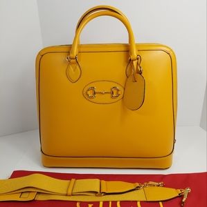Gucci 1955 Hosebit Duffle Bag Leather Large